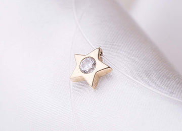 Transparent Necklace Large Star