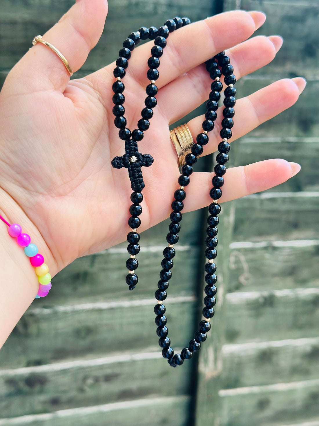 Rosary +19 beads 2.5mm - 14ct Gold