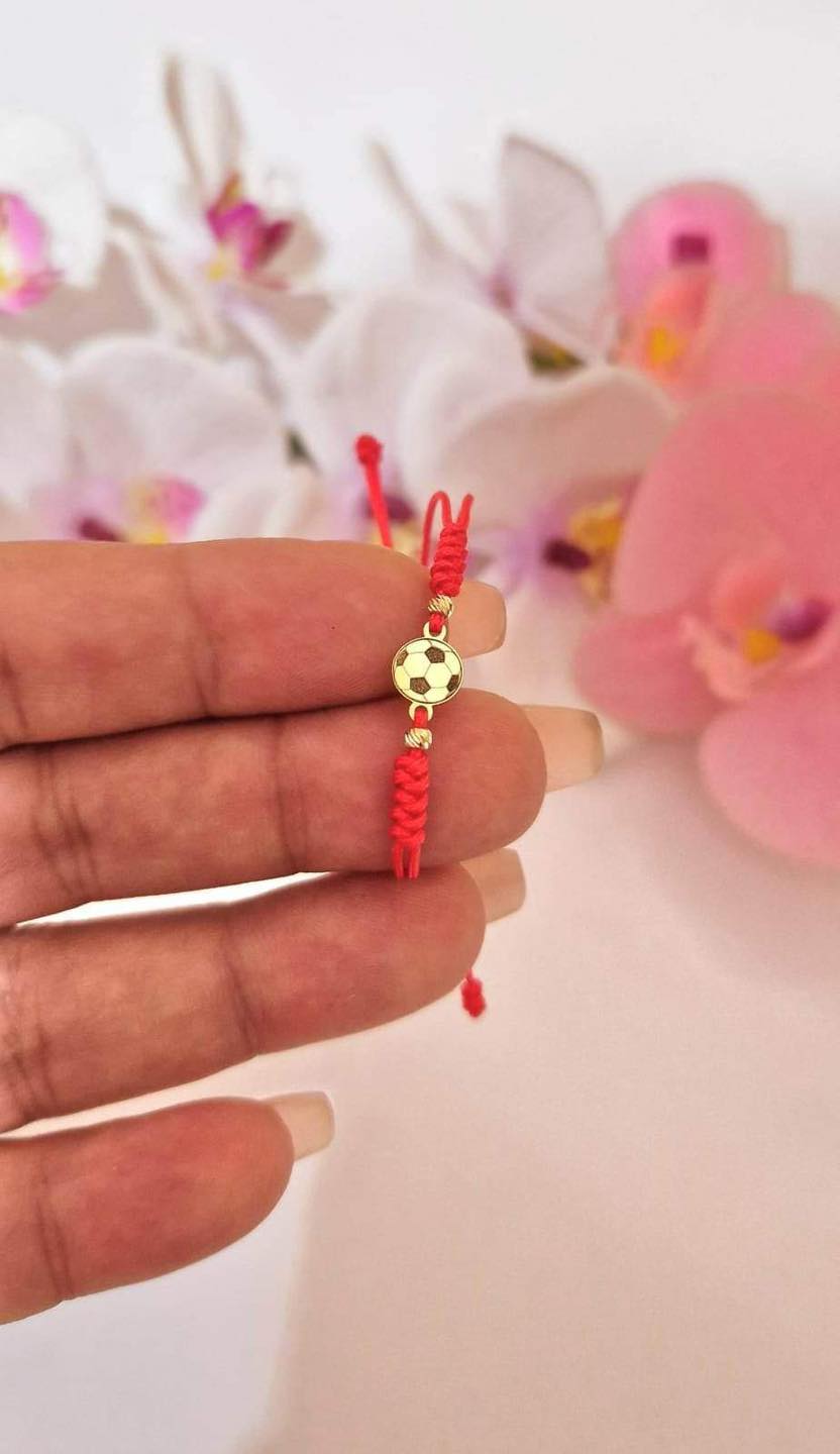 Ball bracelet +2 beads 2.5mm - 14ct Gold