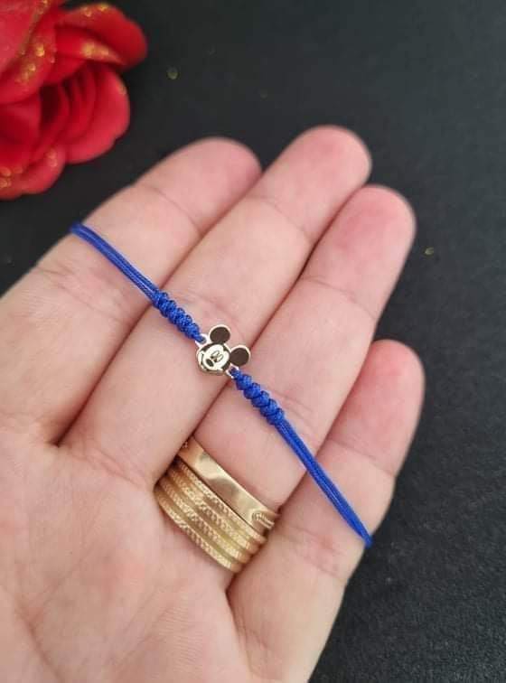 Minnie/Mickey bracelet without beads - 14ct Gold