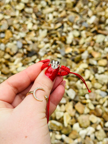 Minnie/Mickey bracelet +2 beads 2.5mm - 14ct Gold