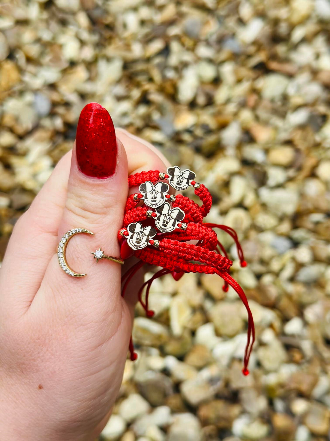 Minnie/Mickey bracelet +2 beads 2.5mm - 14ct Gold