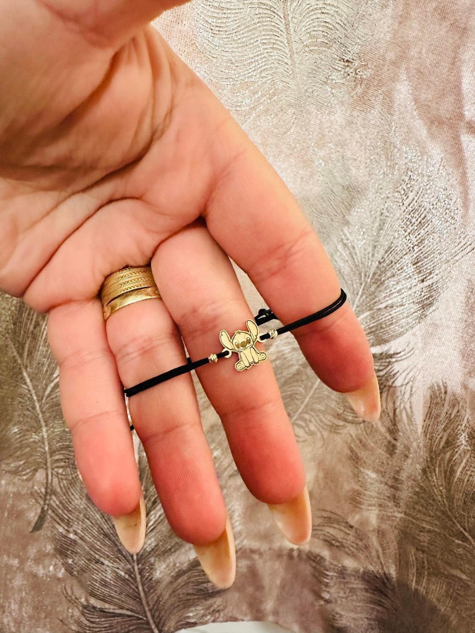 Stitch bracelet +2 beads 2.5mm