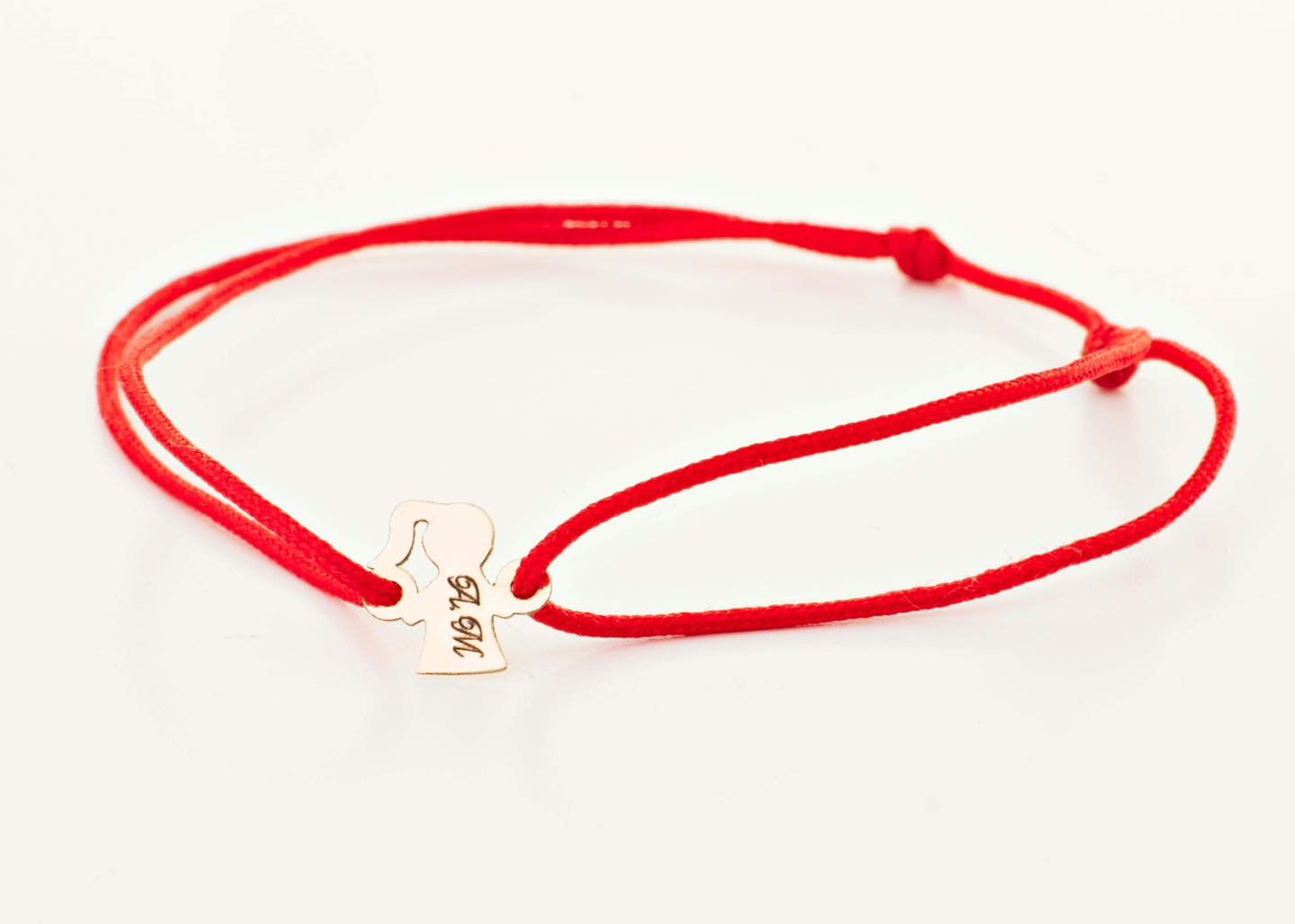 Engraved girl or boy bracelet - 14ct Gold