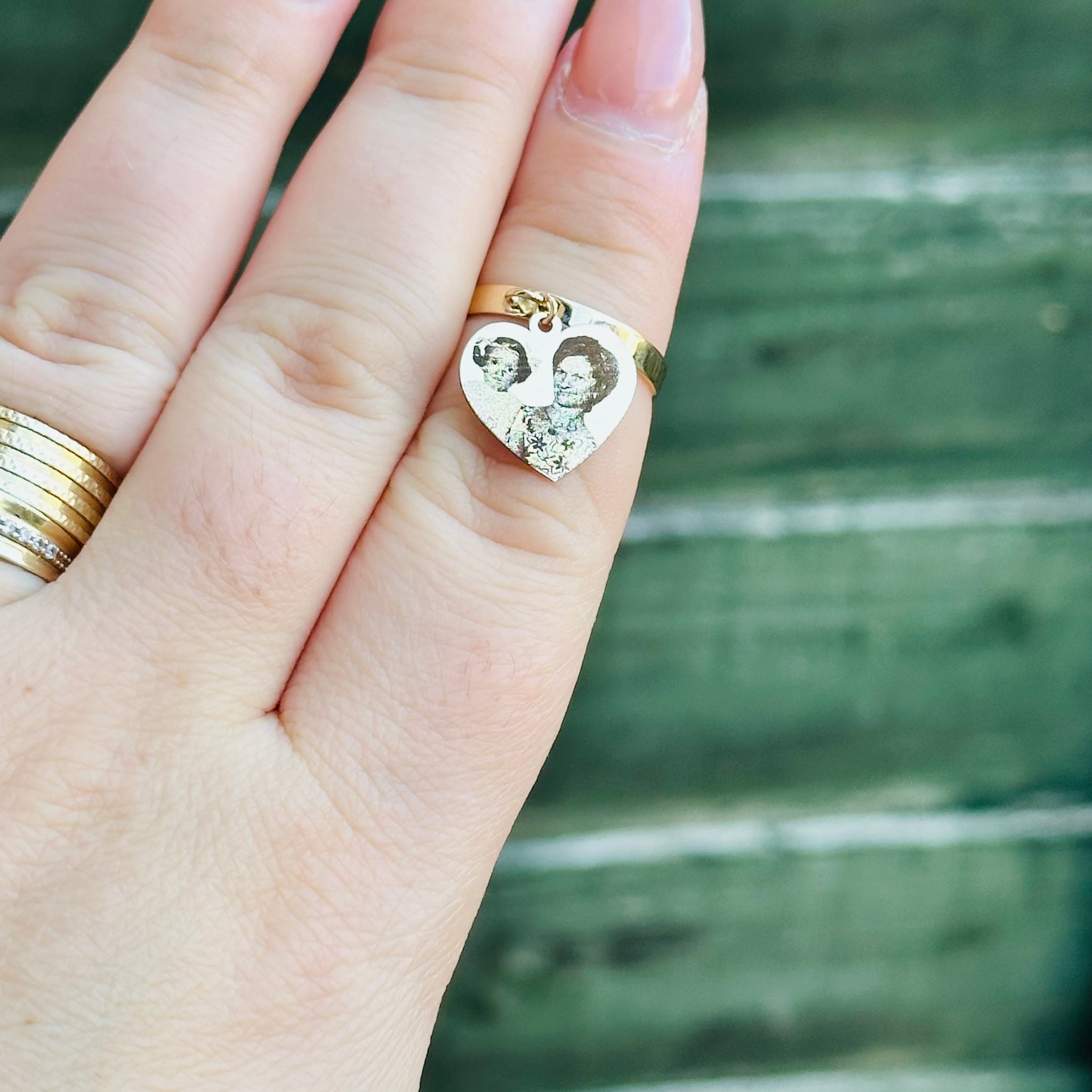 Heart ring - 14ct gold