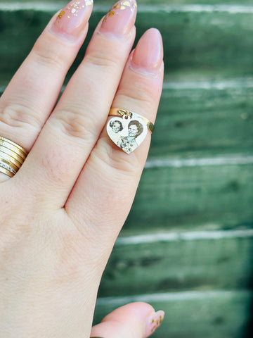 Heart ring - 14ct gold