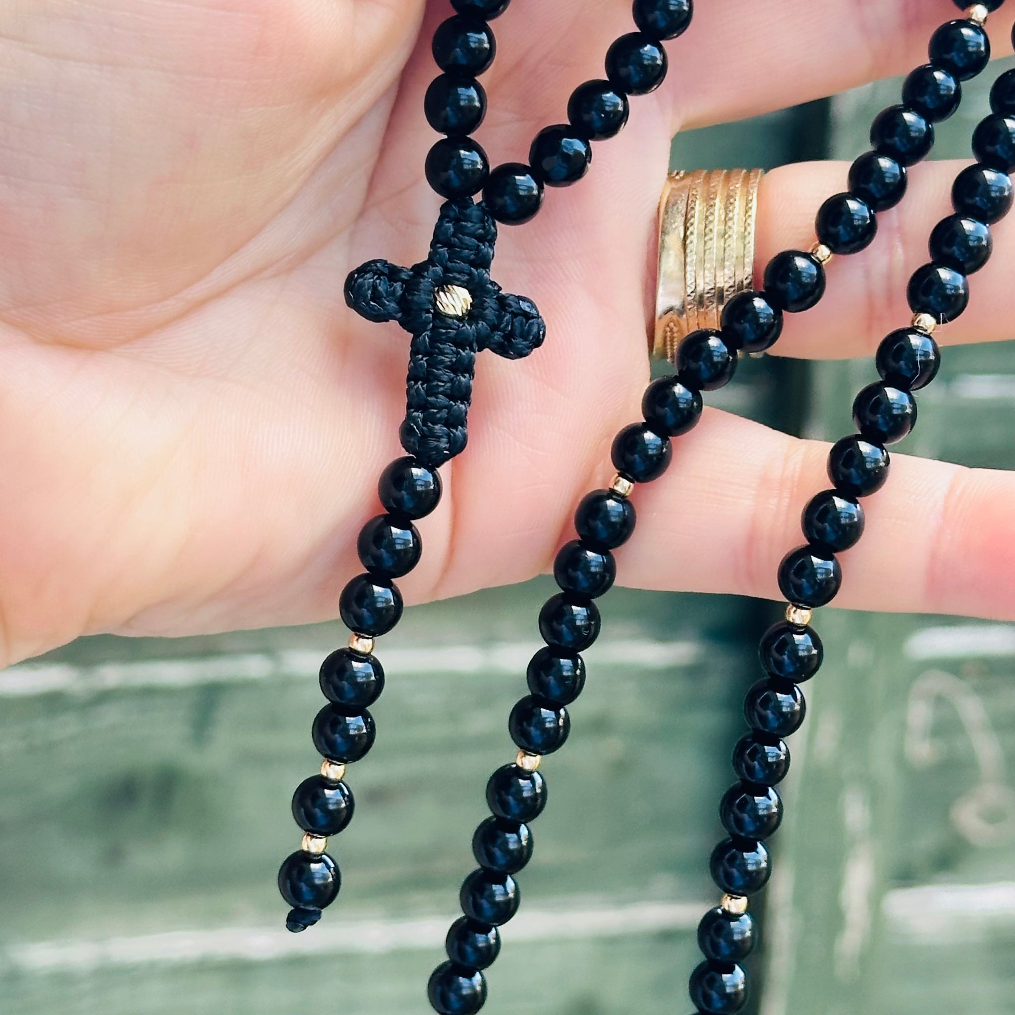 Rosary +19 beads 2.5mm - 14ct Gold