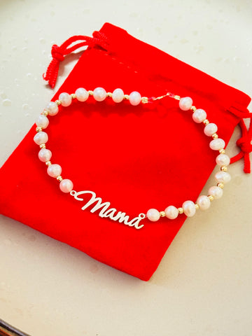 Pearl bracelet Mama +20 beads 2.5mm
